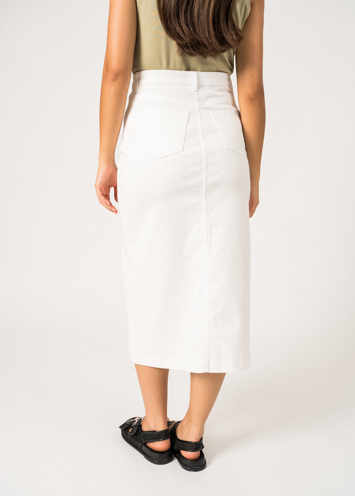 Julia Long Skirt ¨C cotton (BLANC)