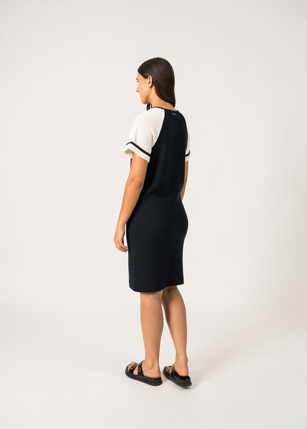 Plaisance Cotton Dress ¨C SAINT JAMES x Isabelle Ballu (MARINE/ECUME)
