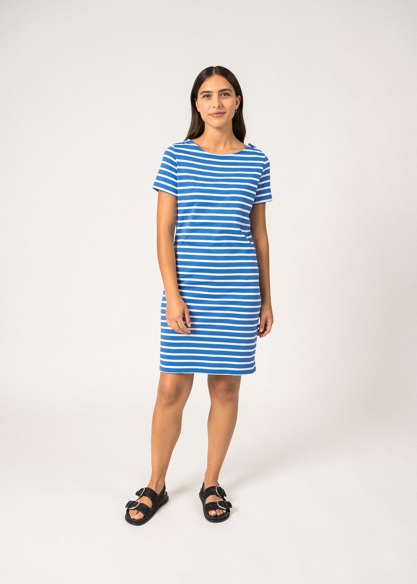 Villefranche Striped Dress ¨C cotton (MER/NEIGE)