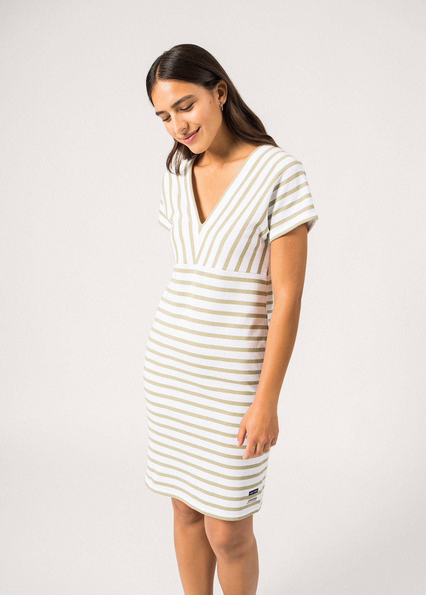 Menerbes striped dress - SAINT JAMES x Romain Brifault (NEIGE/AMANDIER)
