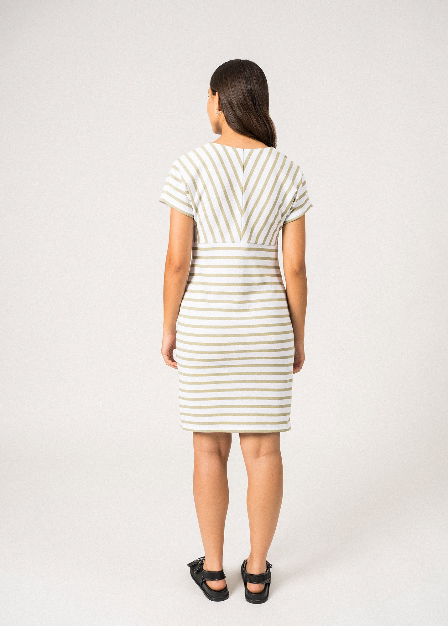 Menerbes striped dress - SAINT JAMES x Romain Brifault (NEIGE/AMANDIER)