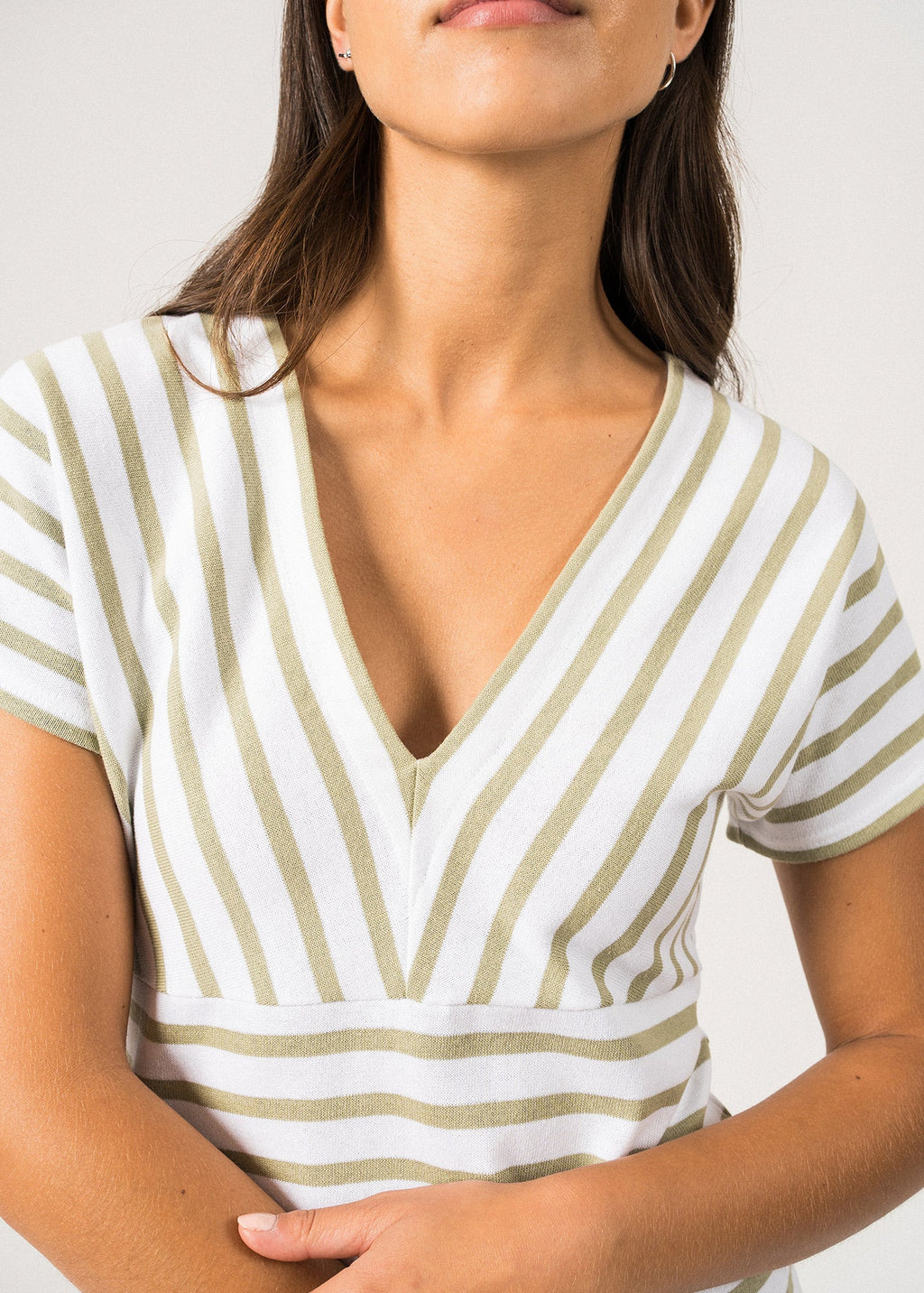 Menerbes striped dress - SAINT JAMES x Romain Brifault (NEIGE/AMANDIER)